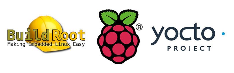 Buildroot RPi Yocto Logos