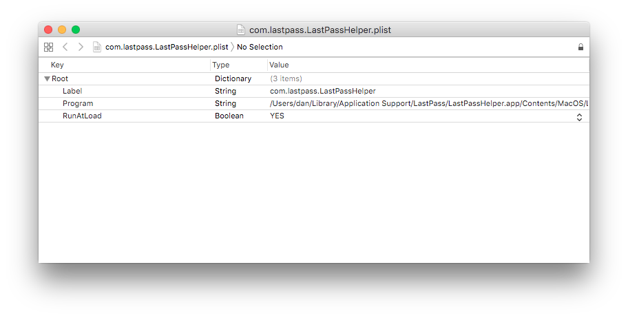 LastPass binary component fix